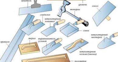 Инструменты для штукатурки